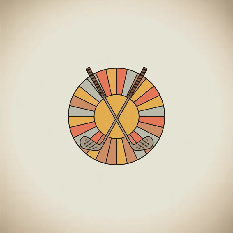 Example golf t-shirt design made with SizzlePop AI
