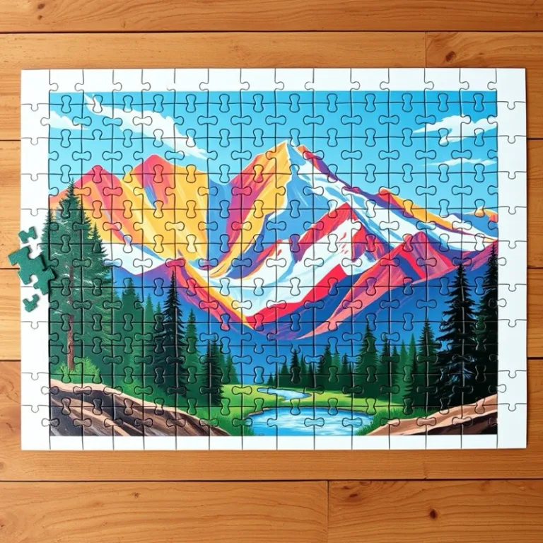 AI-designed custom jigsaw puzzle