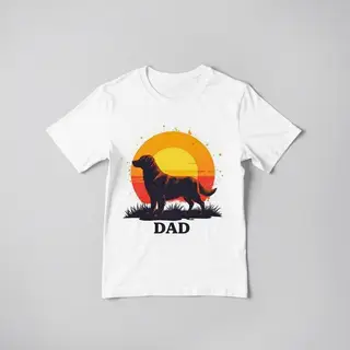 Dog Dad Sunset tee