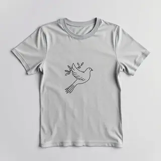 Dove Line Art tee