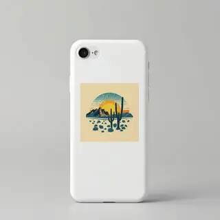 Retro Desert phone case