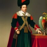 a gentleman parrot in 19th century clothing