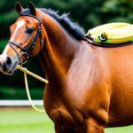 A horse riding a banana