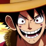 Monkey D Luffy laughing