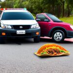 A car accident with a taco driving