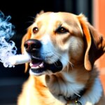 dog smoking