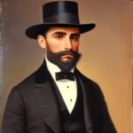 a gentleman otter in a 19th century portrait