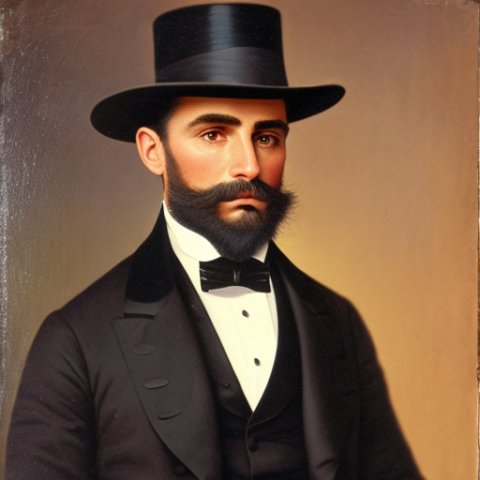 a gentleman otter in a 19th century portrait