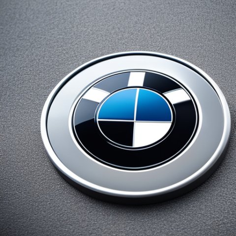 logo BMW and car BMW