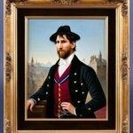 a gentleman lionel messi in a 19th century portrait