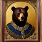 a gentleman bear from 19th century portrait