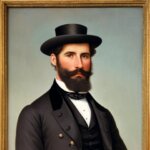 a gentleman otter in a 19th century portrait