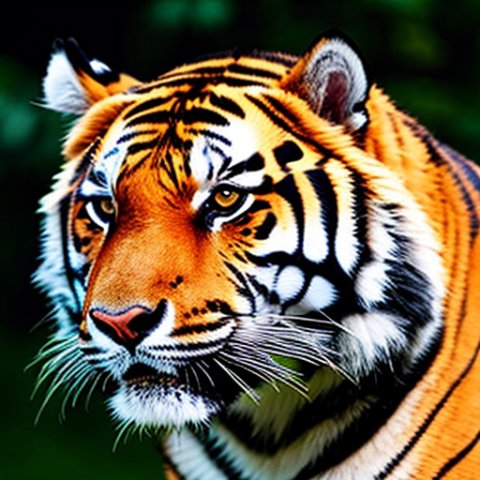 dog with a tiger