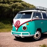 HIPPIE VOLKSWAGEN ESCARABAJO ROJO FLOWER