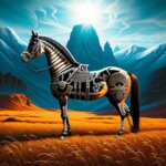 Dan Mumford Metal Skeleton horse